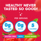 Simply Delish Plant Based Natural Strawberry Jel Dessert - 6 Pack - Zero Sugar, 0g Net Carbs, Gluten Free, Vegan, Diabetic & All