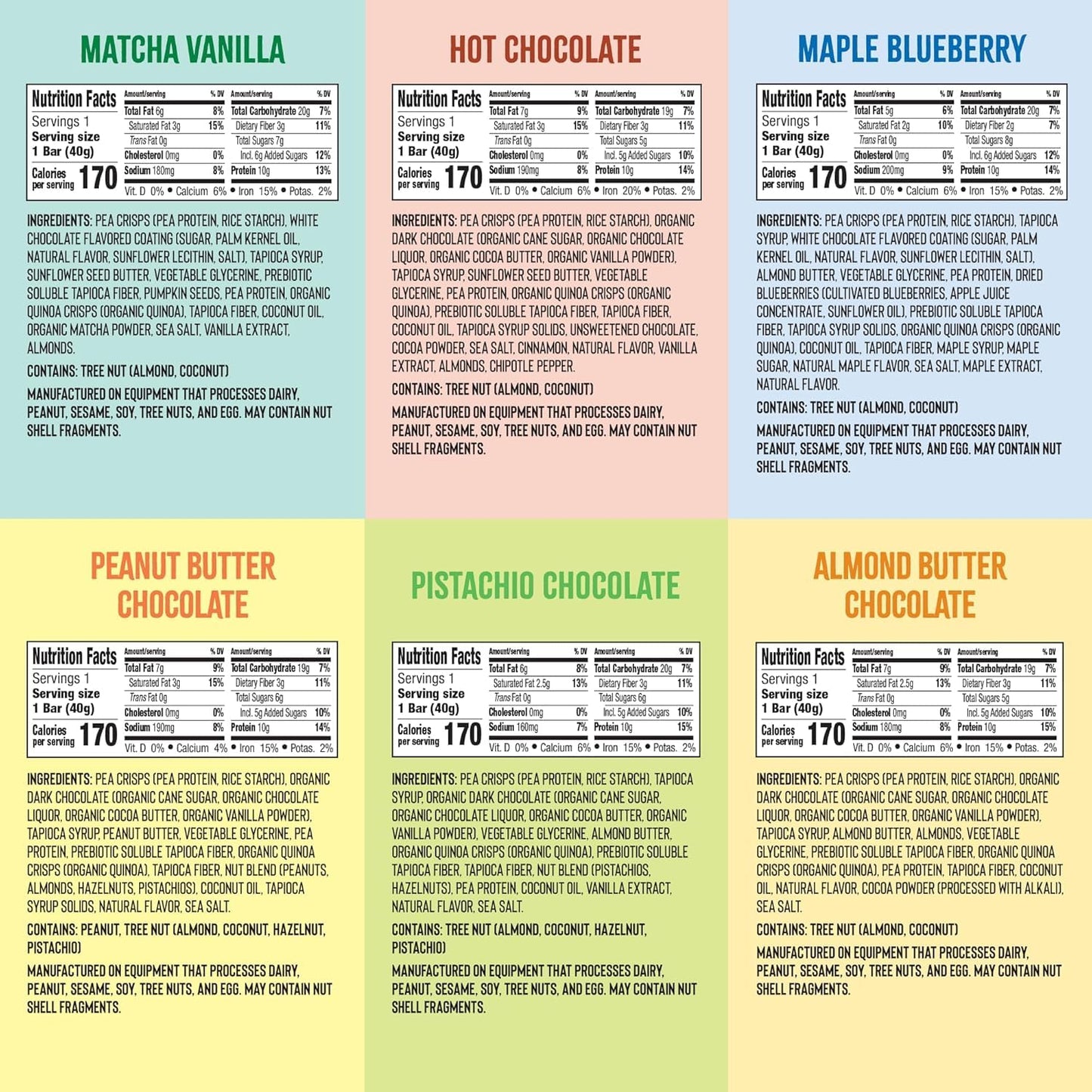 Mezcla Puff Crispy Protein Bars, Gluten Free & Vegan Protein Bars, 10g Protein, Alt for Crispy Rice Treat, Granola Bars & Breakf