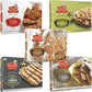 Jabsons - 5 Assorted Traditional Sweet Combo (Chikki Til Gud, Agra Gud Gajak, Gud Kaju Roll, Gud Revdi, Chikki Peanut Gud), 400G