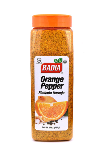 Badia Orange Pepper Seasoning With Garlic And Onion, Zesty Citrus Blend, 26 Oz