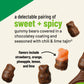 Snak Club Tajin Chocolatey Gummy Bears, Assorted Chocolate Covered Fruit Candy Gummies with Chili and Lime Seasoning, Mild, Glut
