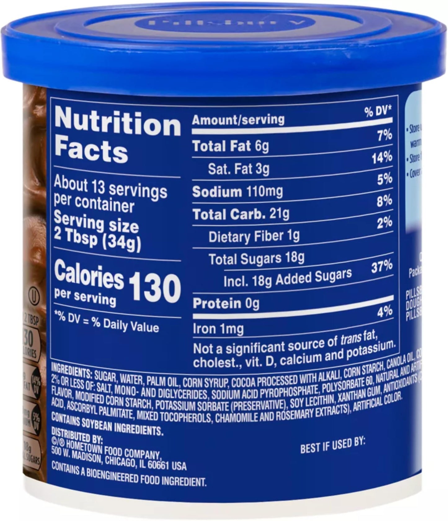 Pillsbury Creamy Supreme Frosting Variety Set - Vanilla, Cream Cheese, Chocolate Fudge - 4 Piece Set