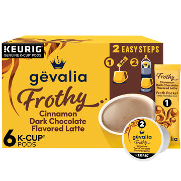 Gevalia Frothy Pod Cinnamon Dark Chocolate