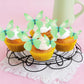 Gyufise 72Pcs Edible Butterfly Cupcake Toppers & Decorations For Butterfly Theme Baby Shower & Kids Birthday Party Cake Supplies - Green