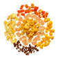 CHIRAMEN Dried Seafood Mix Ramen Toppings  Shrimp  Fish Cake  Squid  compatible with Crab  Eggs  Perfect for Cup Noodles.