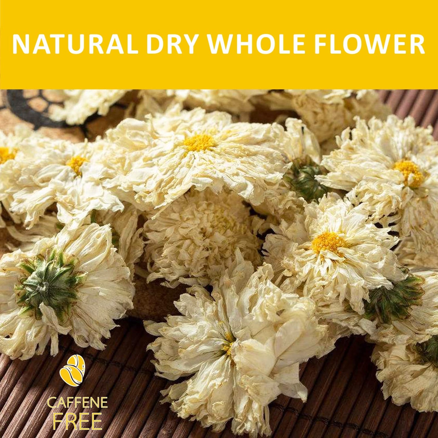 Chrysanthemum Tea, Gongju Edible Chinese Flowers, ??, Dried Whole Bulk Herbal Tea, Organic Natural, Ideal For Gift, 1 Oz