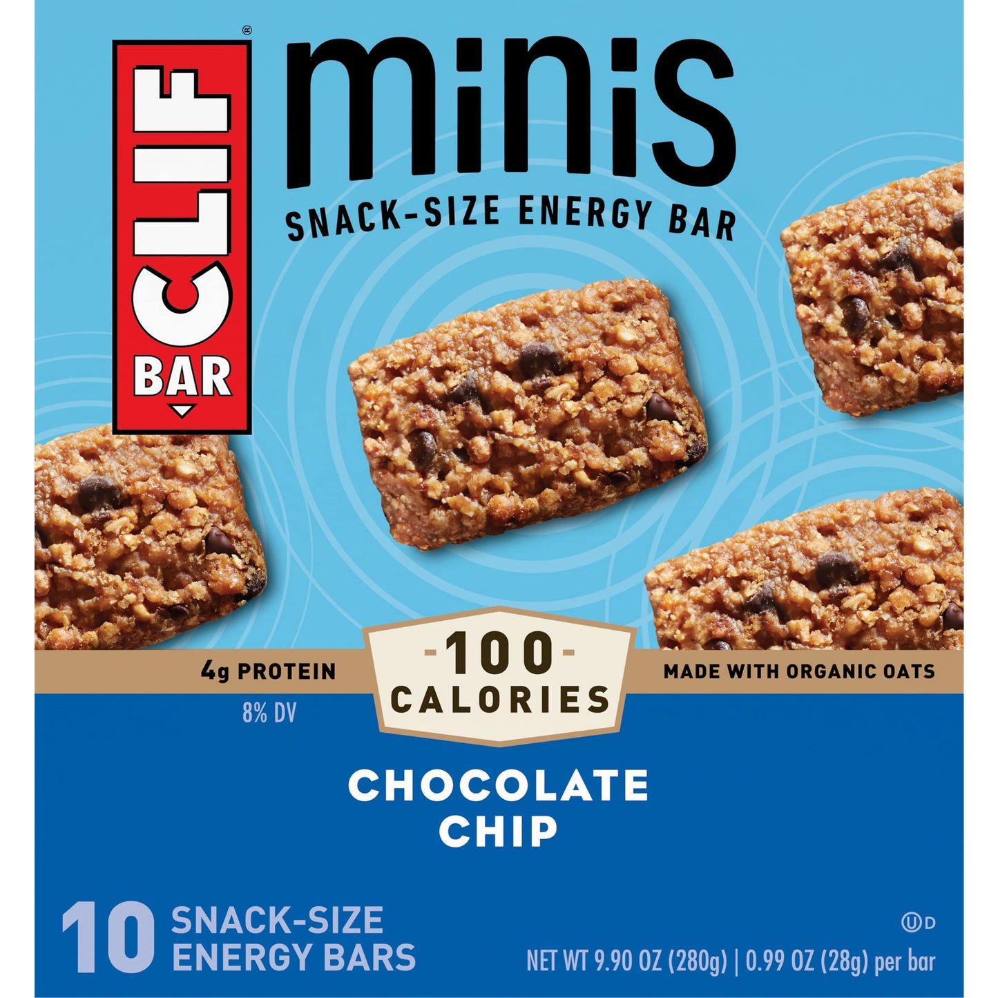 Bar Mini Choc Chip 10Ct