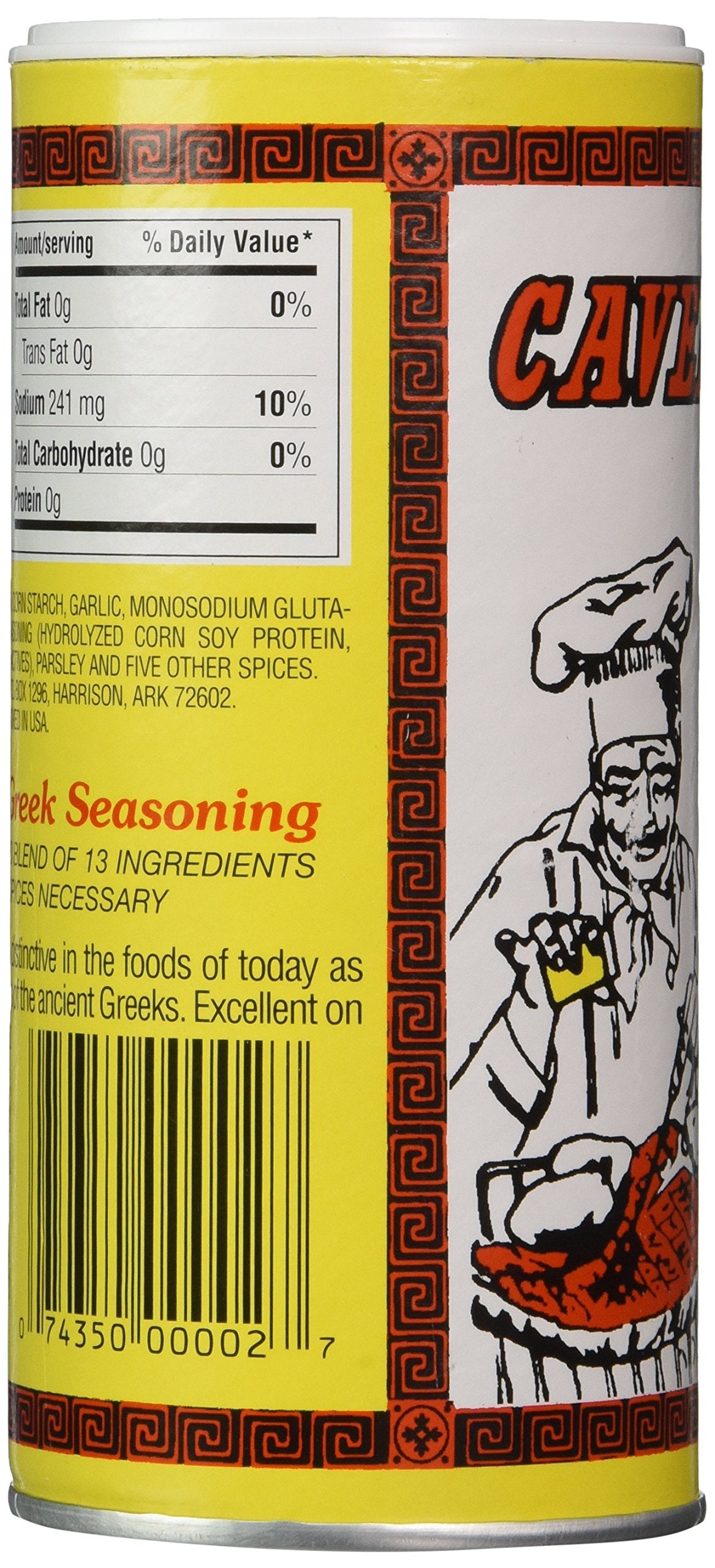 Cavenders All Purpose Greek Seasoning - 8 oz, Ideal for Cooking and Marinades, Pack of 1