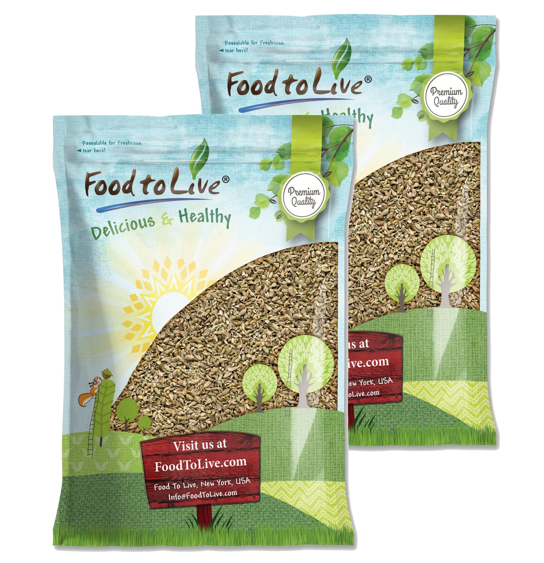 Food to Live - Anise Seeds, 12 Pounds Whole Dried Anise Seeds, Kosher, Vegan, Bulk Aniseed Spice. Used in Baked Goods and Bevera