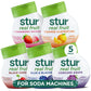 Stur Soda Machine Flavors Variety Pack | Naturally Sweetened | High in Vitamin C & Antioxidants | Sugar Free | Zero Calories | K