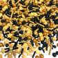 Cool Mom Sprinkles Gold & Black Themed Sprinkles 4 oz. Gluten-Free for Cakes, Cupcakes, Cookies & Desserts