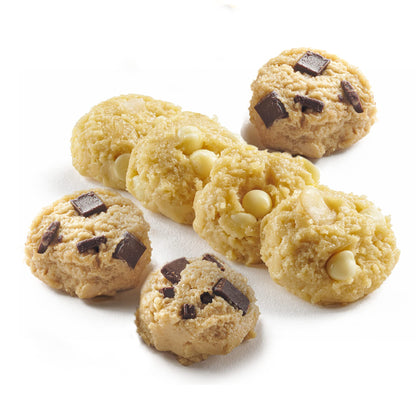 David's Cookies Preformed Frozen Cookie Dough Chocolate Chunk & Macadamia White Chip 96 count