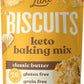 Livlo Keto Biscuit & Bread Mix - Low Carb & Gluten Free Baking Mix - 2G Net Carbs - Fast, Easy And Delicious Keto Friendly Food