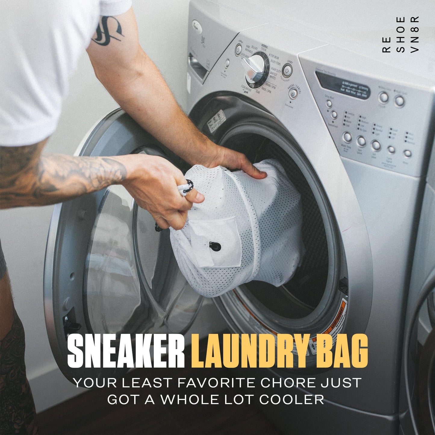 Reshoevn8R Sneaker Laundry Bag Or Detergent Pods For Washer (Laundry Shoe Bag)