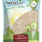 Food to Live White Quinoa Flakes, 8 Pounds - Pressed Quinoa Seeds, Whole Grain, Raw, Kosher, Bulk. High in Protein, Riboflavin. 