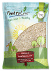 Food to Live White Quinoa Flakes, 8 Pounds - Pressed Quinoa Seeds, Whole Grain, Raw, Kosher, Bulk. High in Protein, Riboflavin. 