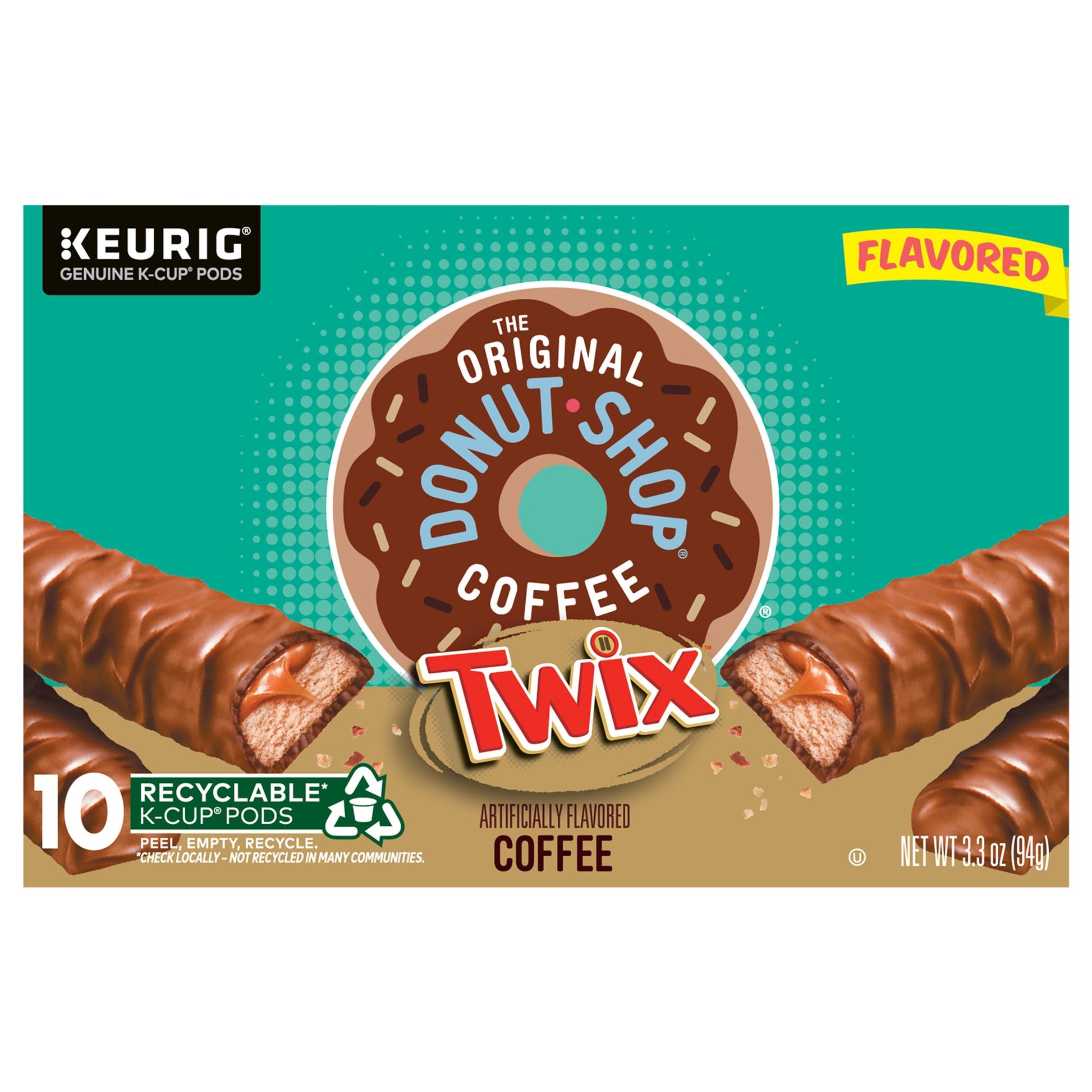 The Oriflavor Blendal Donut Shop  Shop Coffee Twix Kcups  3.3 Ounce
