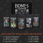 Bones Coffee Company NEW Flavors! Favorite Flavors Sample Pack | 4 oz Pack of 5 Assorted Whole Coffee Beans | Low Acid Medium Ro