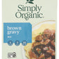 Simply Organic Brown Gravy Mix, Certified Organic, Gluten-Free | 1 oz | Pack of 3
