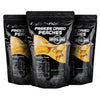 Survival Grocery Freeze Dried Peaches - All-Natural, No Added Sugar, Healthy Snack, 18 oz. (3 Bags)