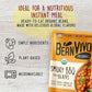BeanVIVO Organic Plant-Based Protein BBQ Pinto Beans, Gluten-Free, 10 oz (Pack of 3) - Good Source of Fiber, Nutritious Microwave Meals