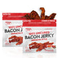 Wicked Cutz Sriracha Flavored Bacon Jerky, 12g Protein Per Bag, Tender & Easy to Chew Fully Cooked Bacon, USA Made High Protein 