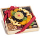 A Gift Inside Festive Holiday Gift Tray - Dried Fruit, Nuts & Chocolates - 3.5 Pound