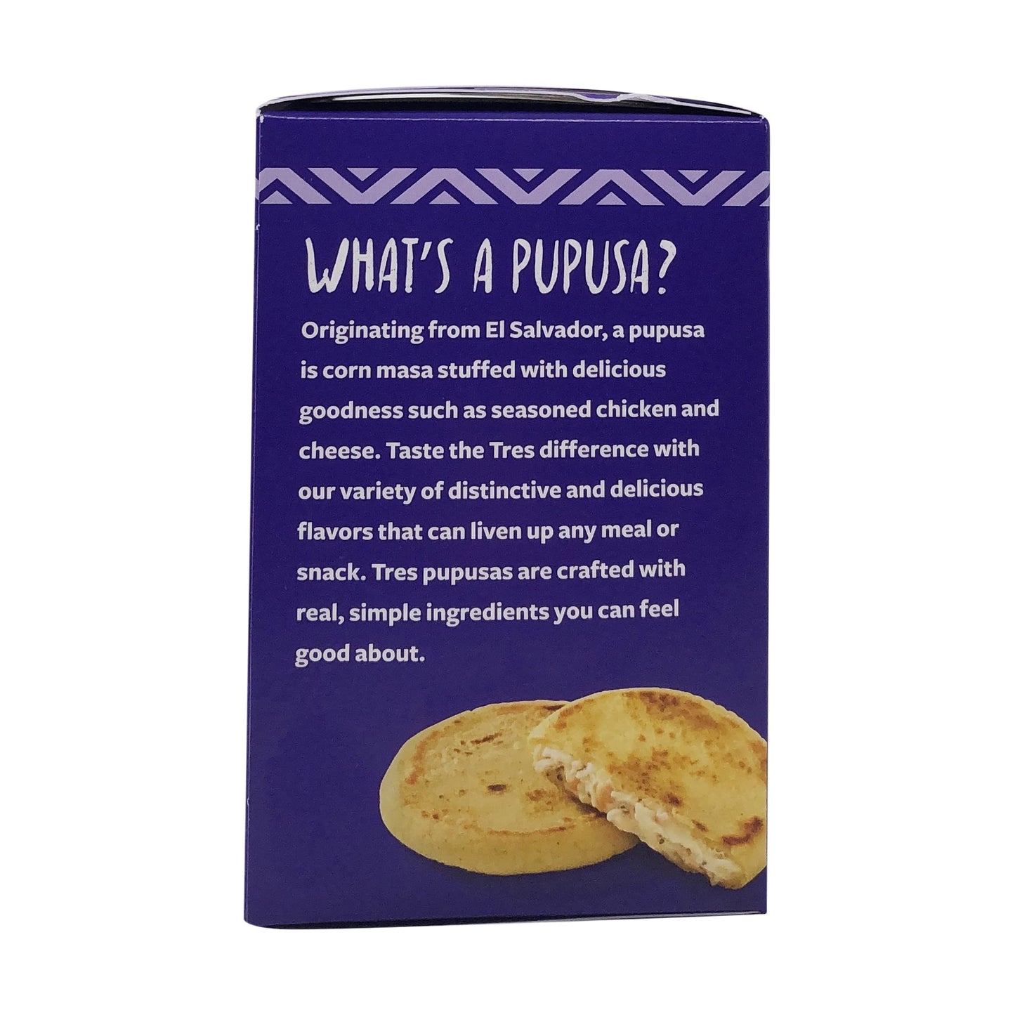 Tres Latin Foods, Chicken And Cheese Pupusas, 4-count, 10 oz (frozen)