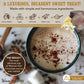 Mexican Hot Chocolate By Verve Culture, Dairy Free Vegan Hot Cocoa, Gourmet Spicy Hot Chocolate Discs, Vanilla Hot Chocolate, 25