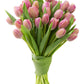 Blooms2Door Flowers - Mothers Day Collection - 30 Pink Tulips - Farm-Fresh Flowers - Gift for Birthday, Anniversary, Thank You