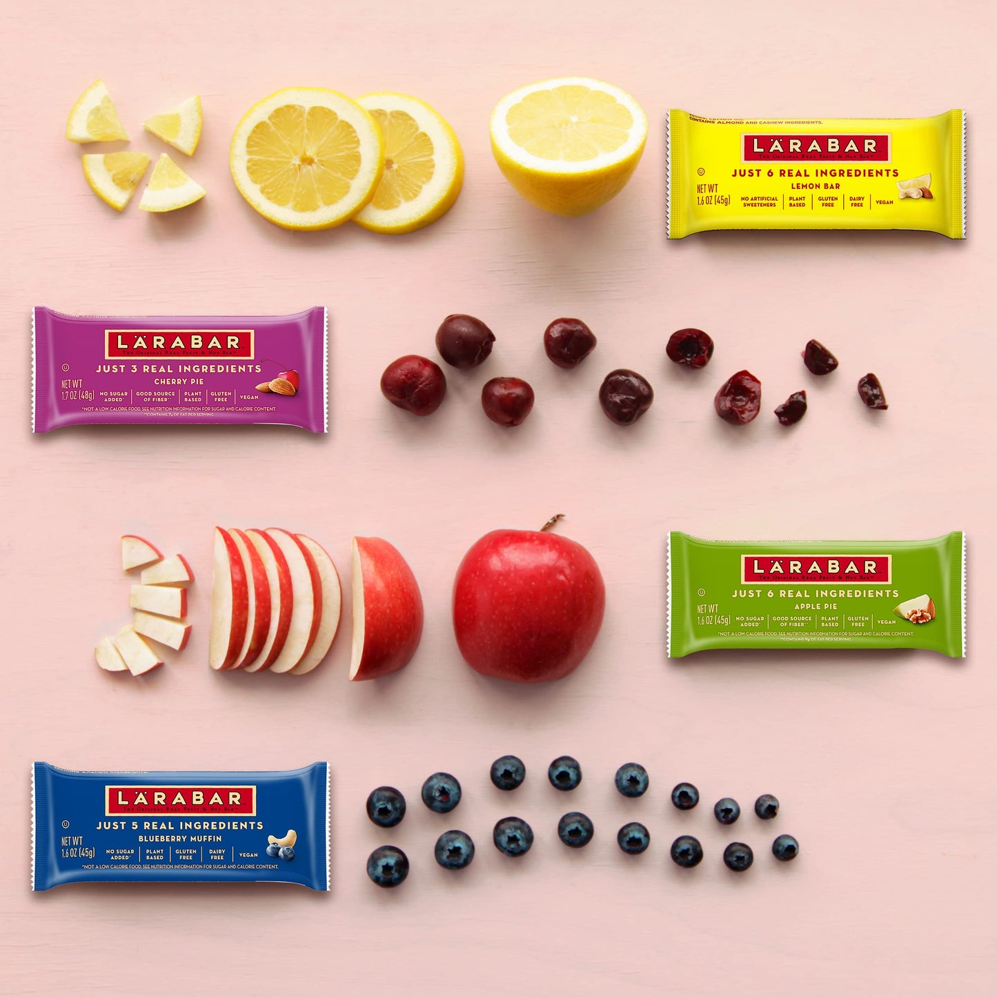 Larabar Cherry Pie, Gluten Free Vegan Fruit & Nut Bar, 1.7 oz Bars, 16 Ct (Pack of 2)