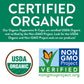 FGO Organic Peppermint Tea K-Cup Pods - Caffeine-Free, Keurig Compatible, 24 Count (Pack of 1)