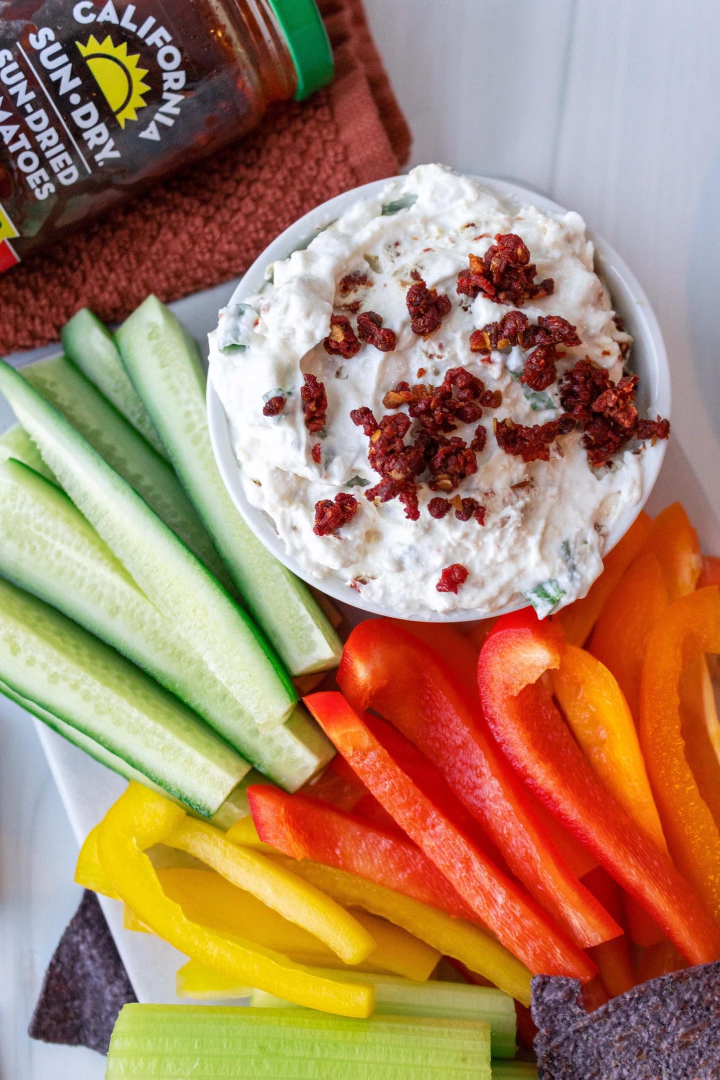 California Sun Dry Sun-Dried Tomatoes in Oil, Julienne Cut with Herbs, 8.5oz (Pack of 2), Gluten-Free