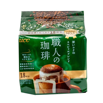 UCC Shokunin Coffee Special Blend, Single Serve Japanese Style Pour Over Coffee, imported from Japan, 108 Individual Bags 0.25 o