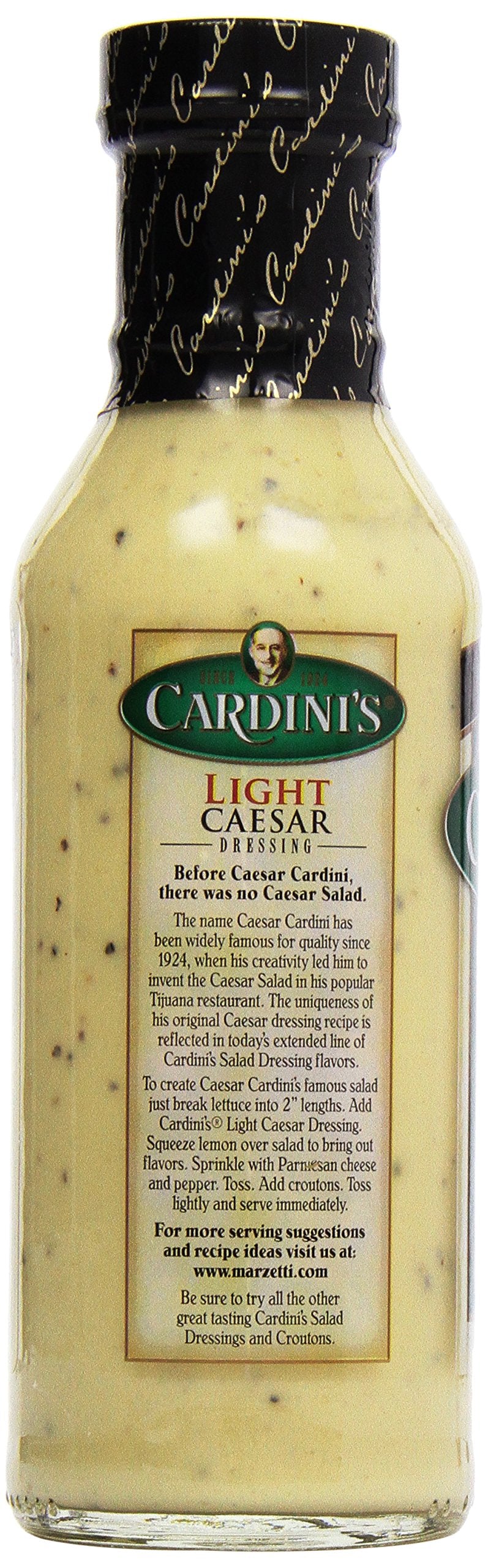 Cardini's Lite Caesar Dressing, 12 oz