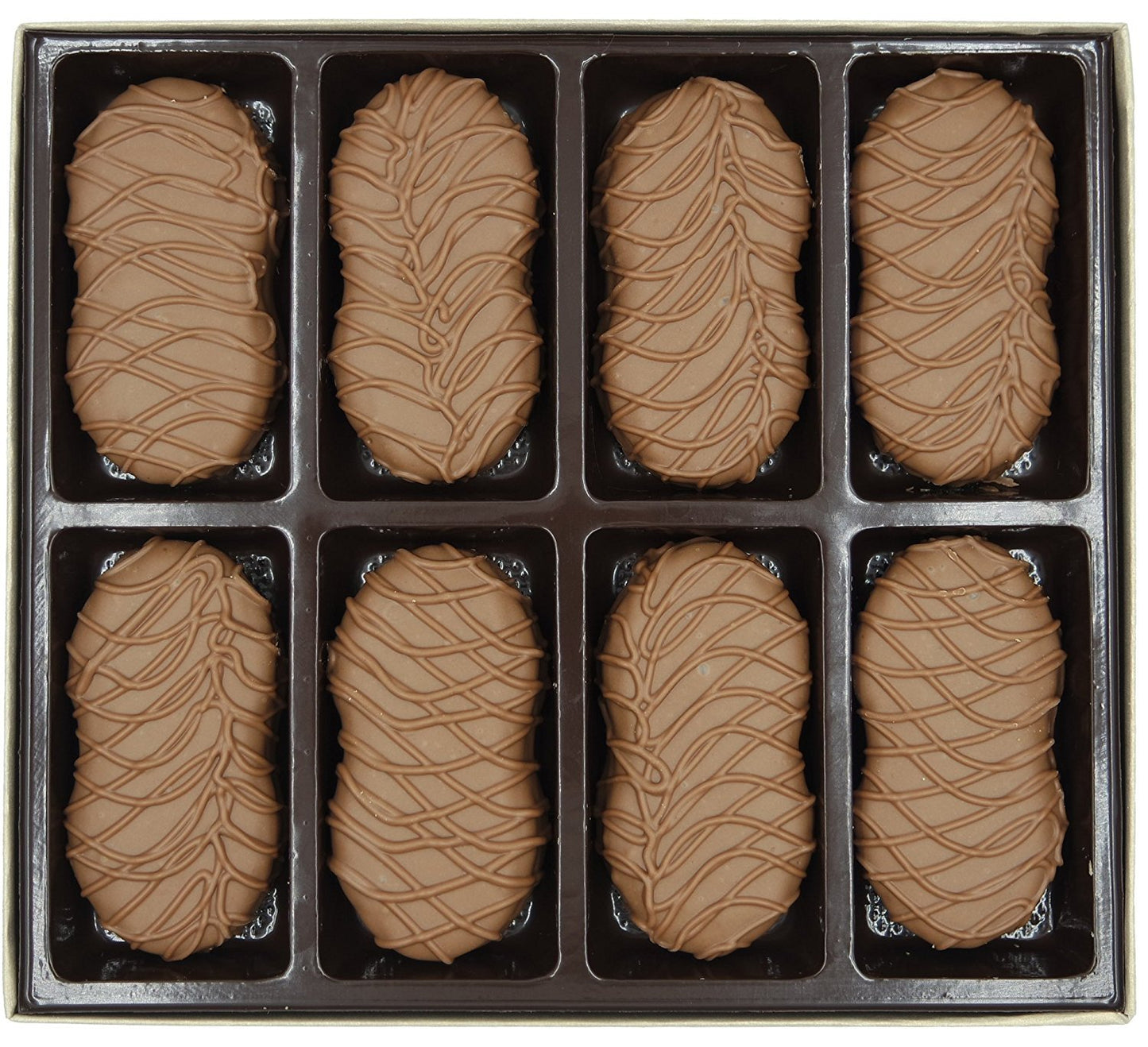 Philadelphia Candies Milk Chocolate Nutter Butter Cookies Gift Box, 8 Ounce