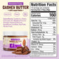 ELAVI Keto Cashew Butter Jar - Gut-Friendly, Low-Sugar Dessert Spread | Vegan, Kid-Friendly, No Added Sugar, No Stevia, No Sugar