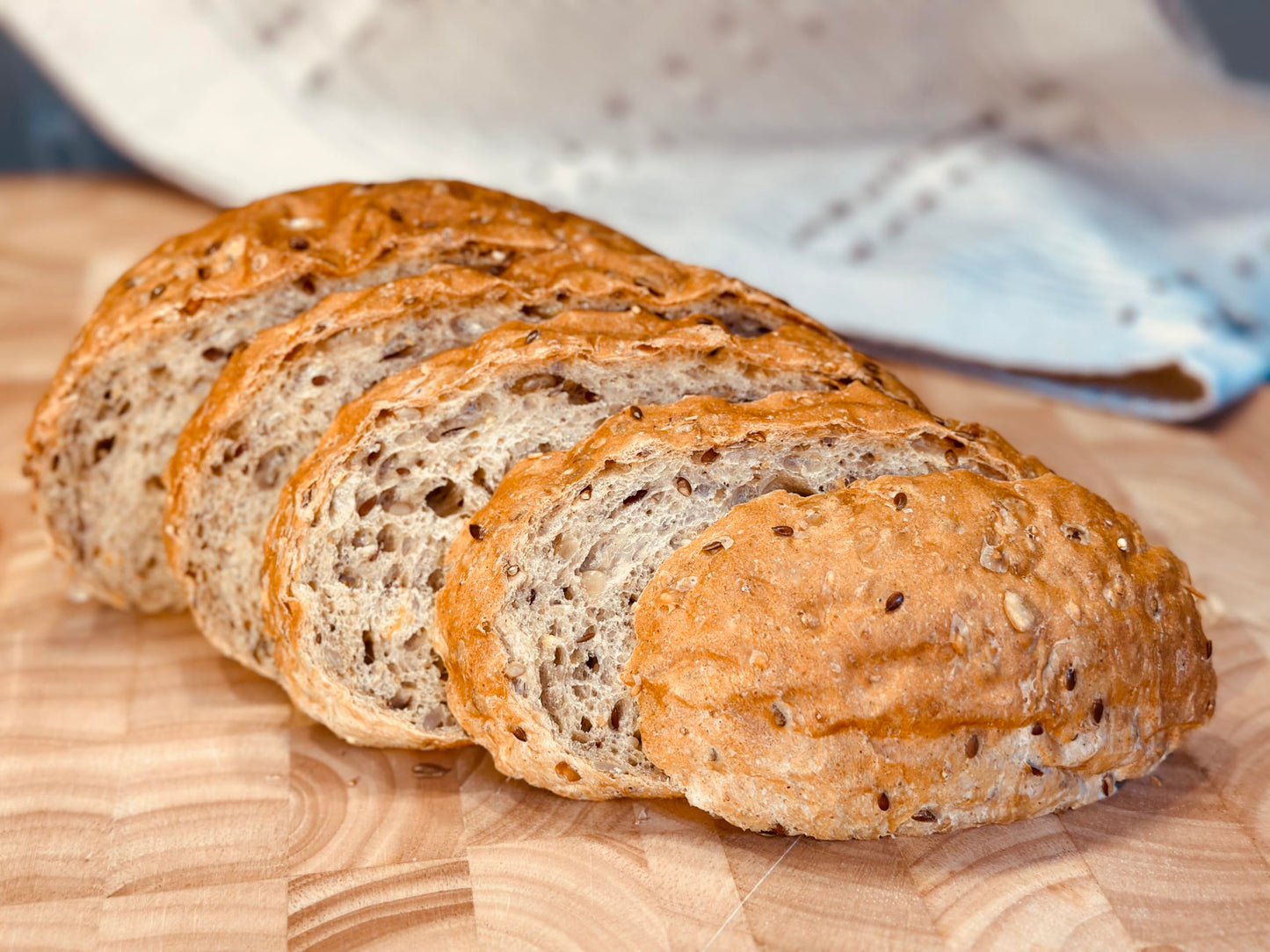 Molibake 8 Grain Bread Mix - All-Natural Multigrain Baking Mix - Pack of 4 - 15 oz - Ideal for Bread Machine & Oven