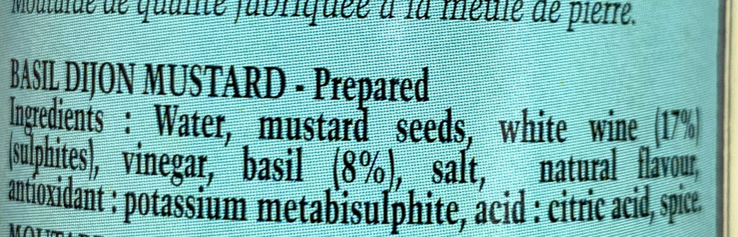 Edmond Fallot Mustards (Basil Dijon Mustard, 2 Pack)