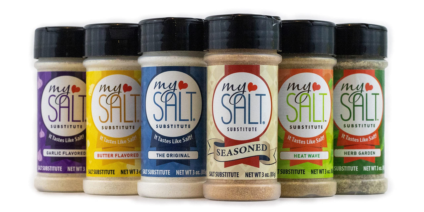 MySALT Seasoned Salt Substitute - Sodium Free Seasoning with Classic Savory Flavor - Salt-Free Alternative for Cooking, Grilling