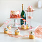 Gyufise 30Pcs Bowknot Cake Toppers Bow Cake Decorations Picks Baby Shower Cake Decorations For Birthday Wedding Party Wedding An
