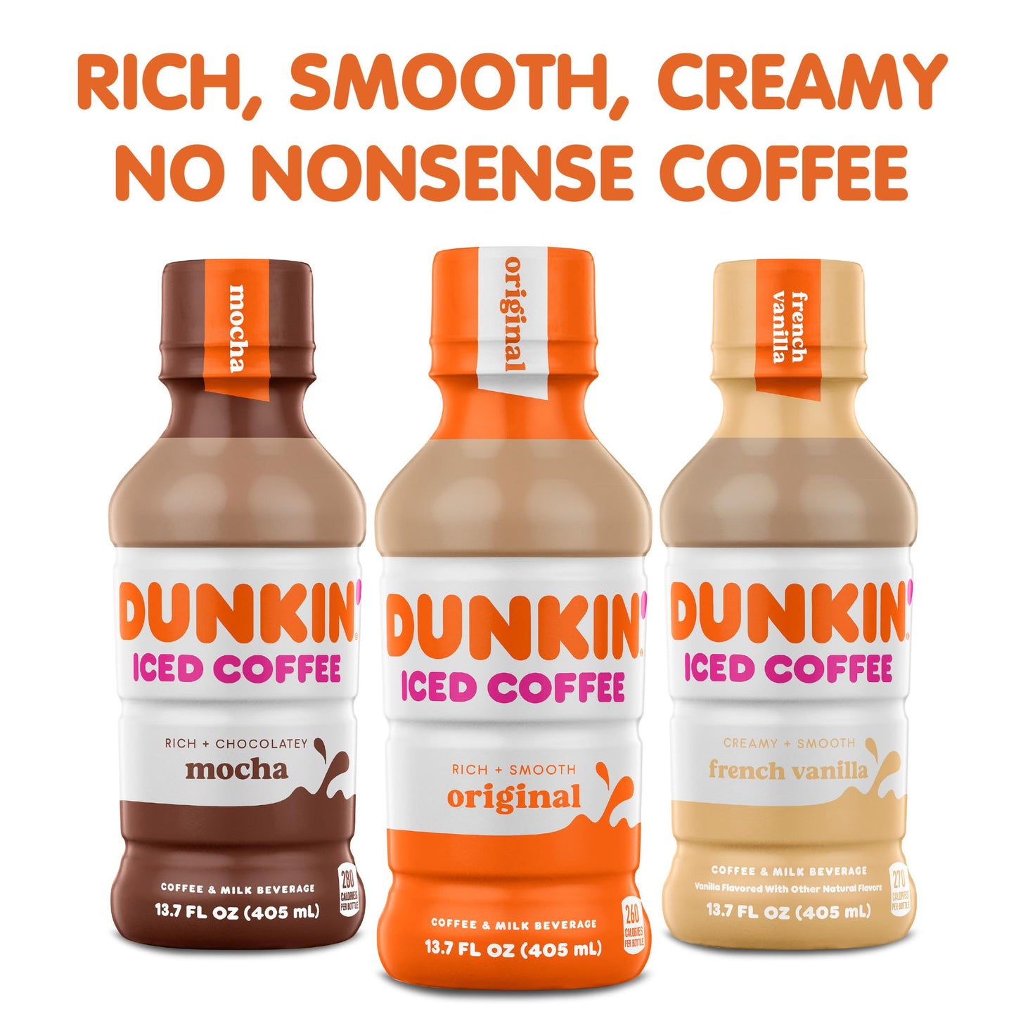 Dunkin Donuts French Vanilla Iced Coffee Bottle, 13.7 fl oz, Pack of 1, Model 049000172393