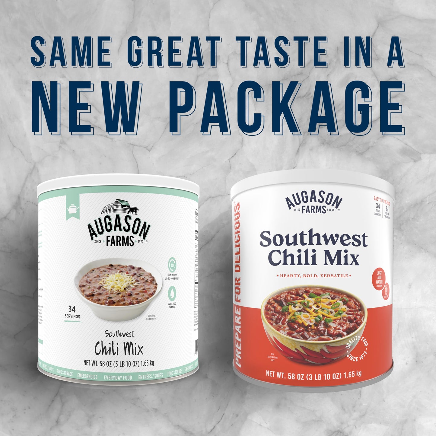 Augason Farms Southwest Chili Mix Net wt. 3 lbs 10 oz (1.65 kg)