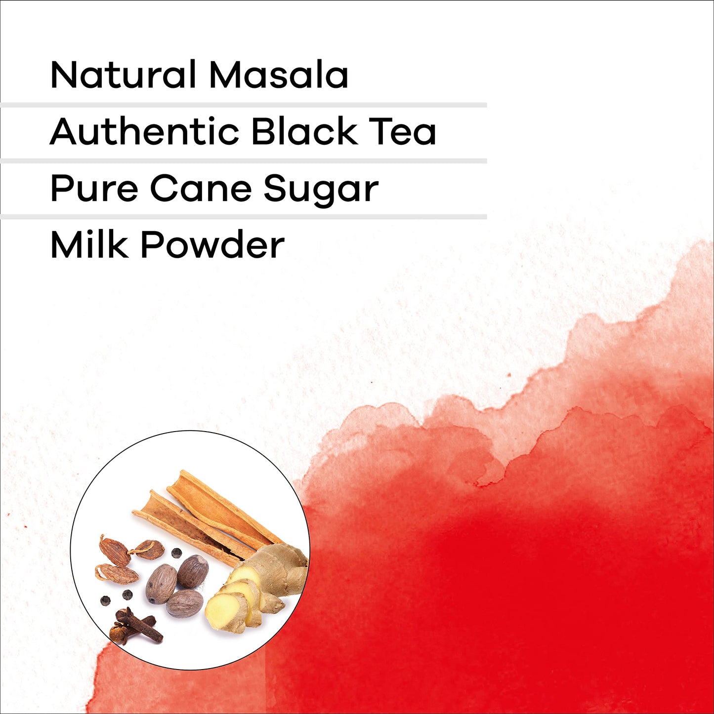 QuikTea Masala Chai Tea Latte 20 Pouches - Packaging May Vary | Single Serve | All Natural & Preservative Free Authentic Instant