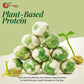 NY Spice Shop Hot Wasabi Peas Bulk - 3 Pound Crunchy Wasabi Pea Mix - Delicious Wasabi Green Peas - Hot Green Peas - Dried Wasab