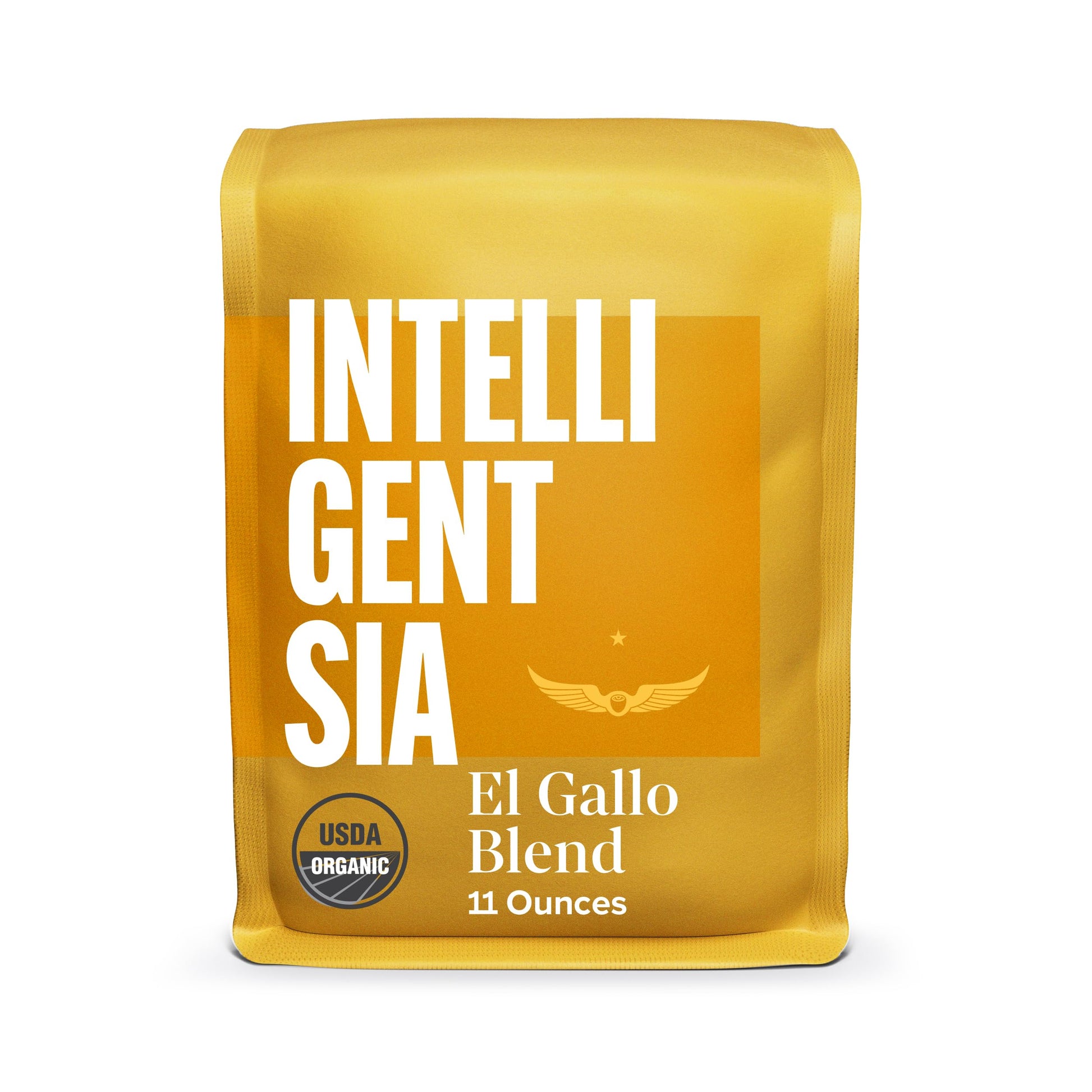 Intelligentsia Coffee, Light Roast Whole Bean Coffee - Organic El Gallo 11 Ounce Bag With Flavor Notes Of Milk Chocolate, Honey And Cola