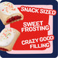 Pop-Tarts Baked Pastry Bites, Kids Snacks, School Lunch, Frosted Strawberry, 7oz Box (5 Pouches)