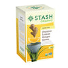Stash Tea Organic Lemon Ginger Green Tea, Caffeinated, Non-GMO Project Verified, Serve Hot or Iced, 96 Tea Bags, 16 count (6 pac