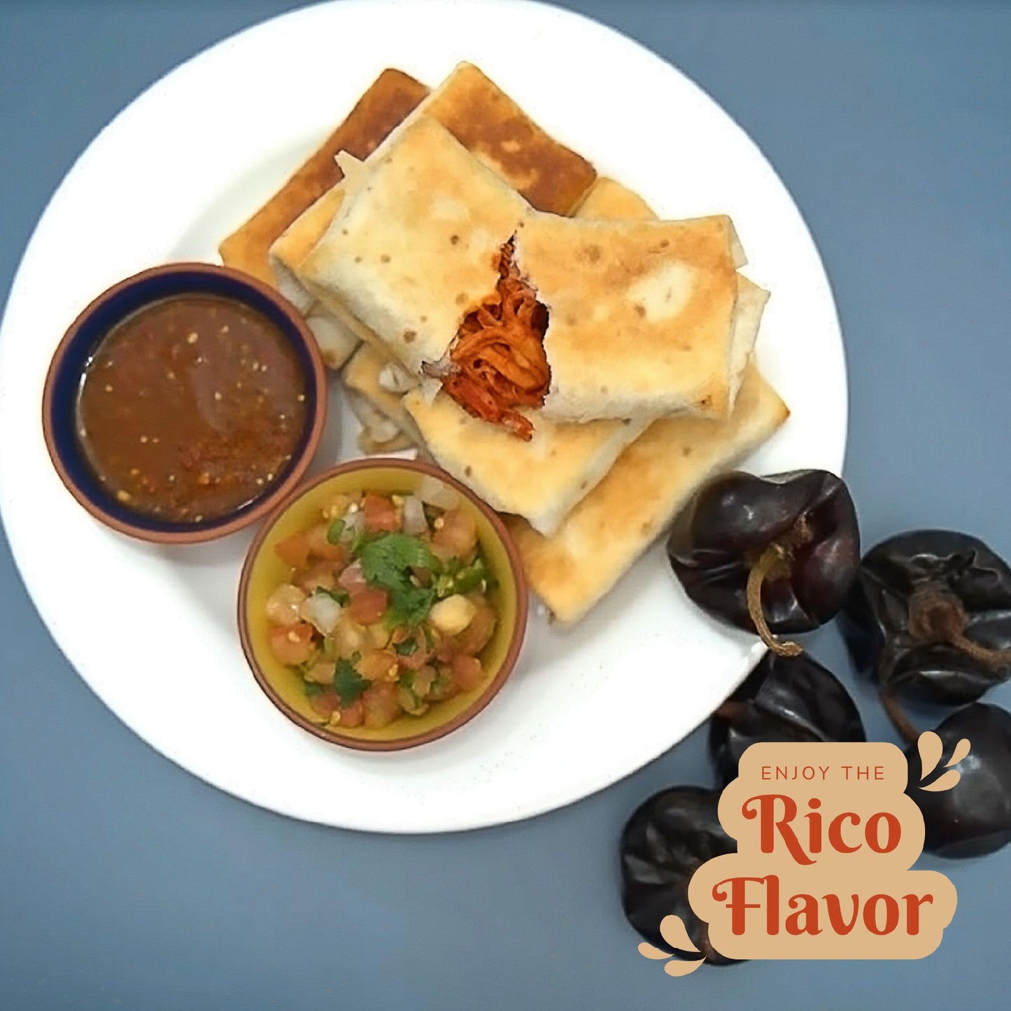 Rico Rico Cascabel Dried Peppers 6 Oz - Premium Cascabel Chiles Secos, Mild Heat & Nutty Flavor For Authentic Mexican Cuisine, R