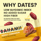 Bahamii Snack Bars, Gluten Free, Made with Dates & Nuts, Healthy Snacks, 12 Pack, Honey Cinnamon